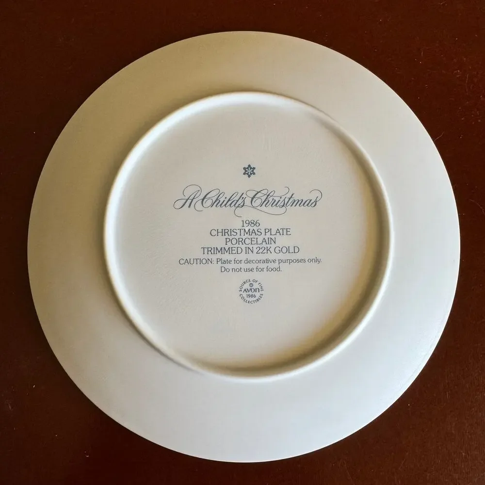 Vintage Avon Porcelain Plate 